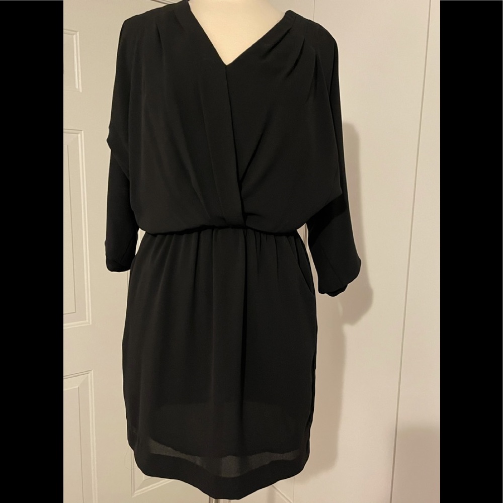 Greylin black midi dress size M